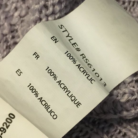 Pastel Purple Fringed Cold Shoulder Knit Sweater - Picture 10 of 15